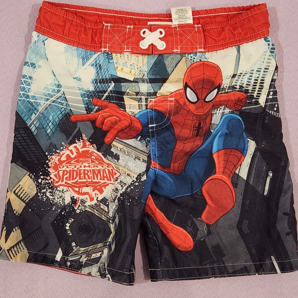 2010's Marvel Ultimate Spiderman 3T Swim Trunks
